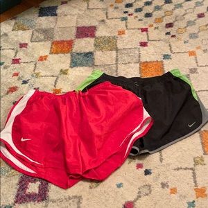 Nike running shorts bundle
